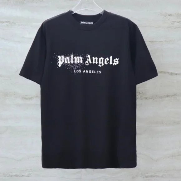 PALM ANGELS Short sleeve T-shirt in black print - Picture 1 of 7